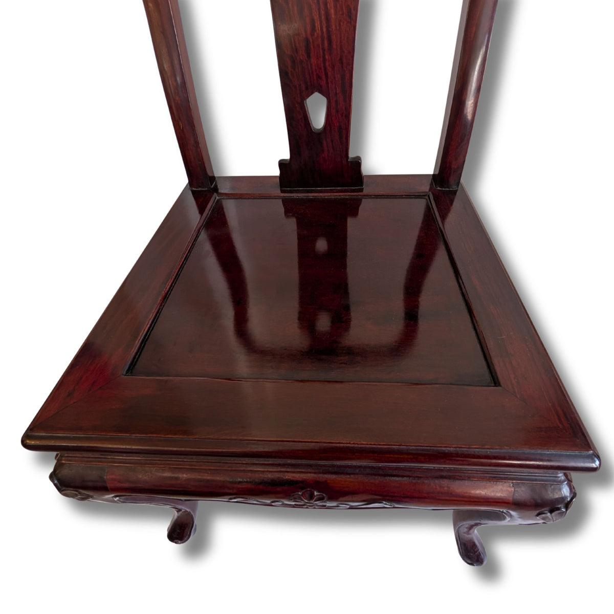 Chinese Rosewood Style Decorative Chair