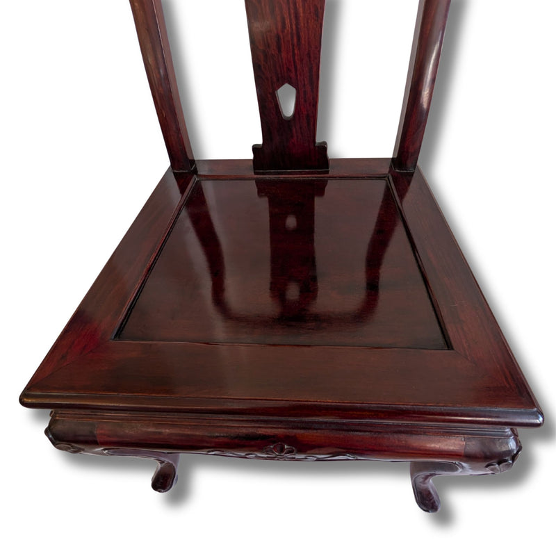 Chinese Rosewood Style Decorative Chair