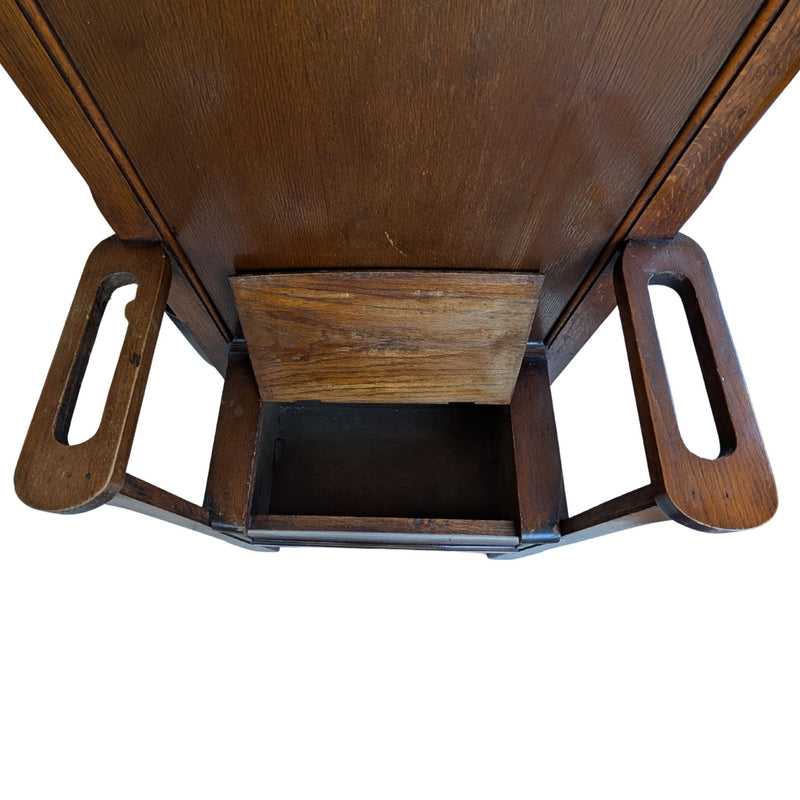 Vintage Hallway Coat Rack With Bench, Storage & Mirror