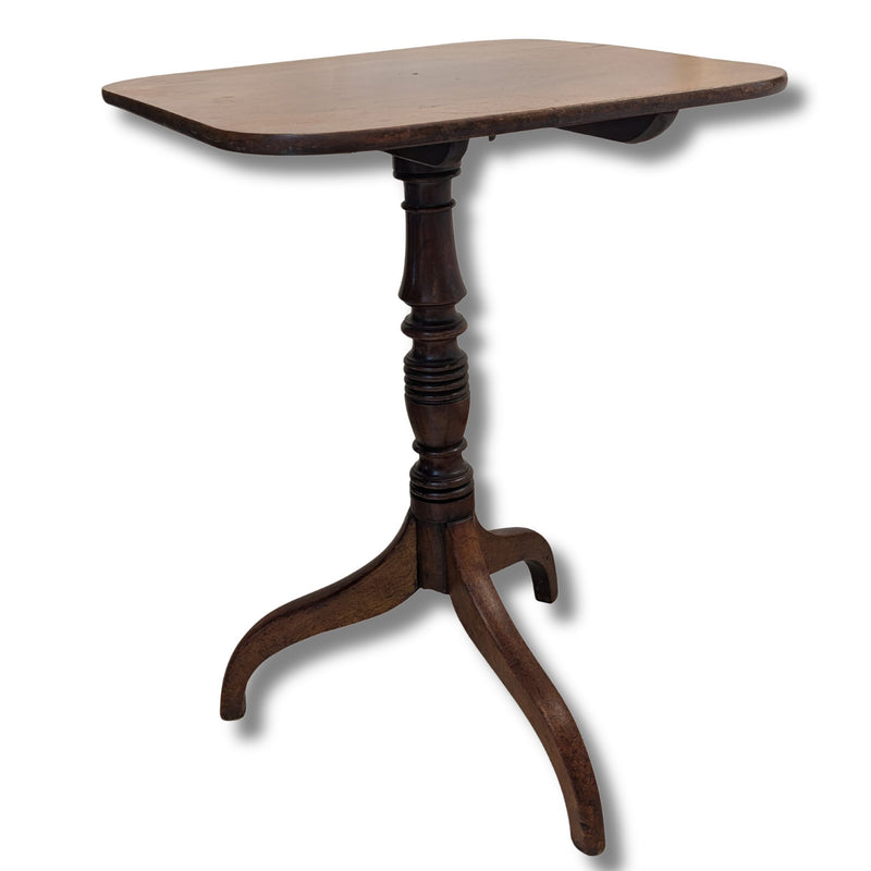Antique Mahogany Tripod Side Table