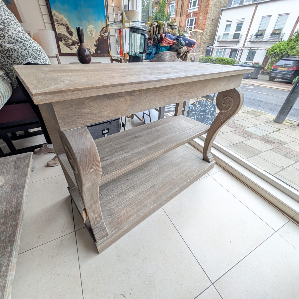 Restoration Hardware Solid Wood Console Tables. Small/Large