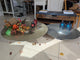 Roche Bobois “Ovni” Designer Glass Coffee Table