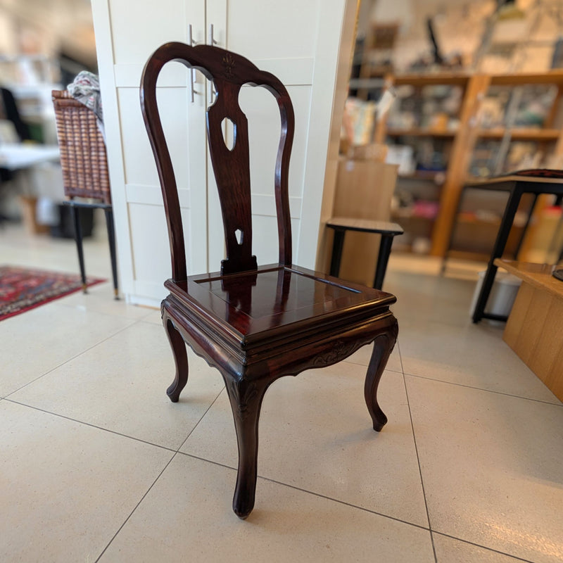 Chinese Rosewood Style Decorative Chair
