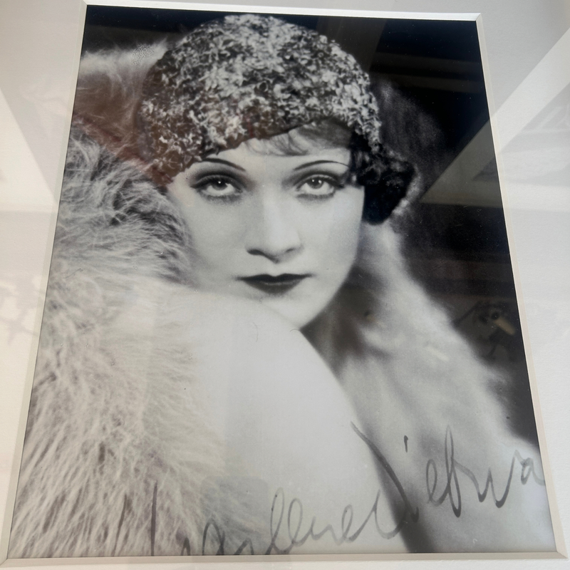 Framed Black and White Marion Davies Portrait Print