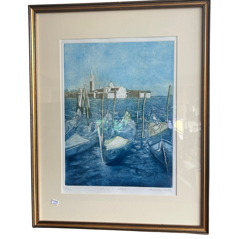 Miranda Halsby RBA – View of S. Giorgio, Venice – Signed Limited Edition Etching (5/30)