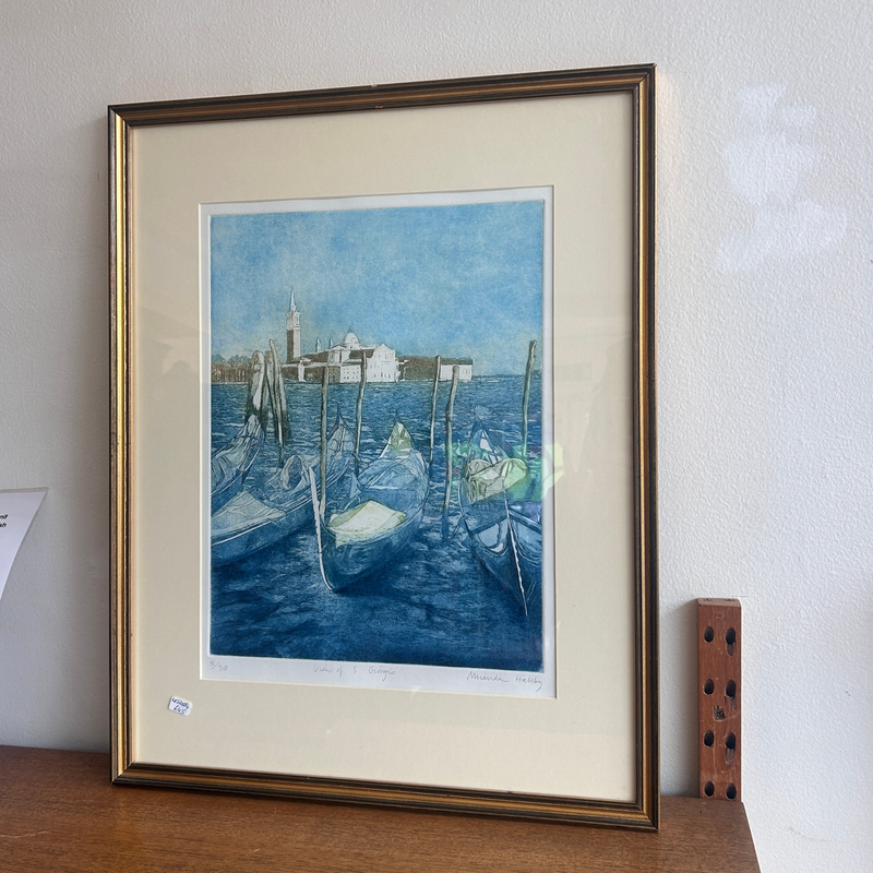 Miranda Halsby RBA – View of S. Giorgio, Venice – Signed Limited Edition Etching (5/30)