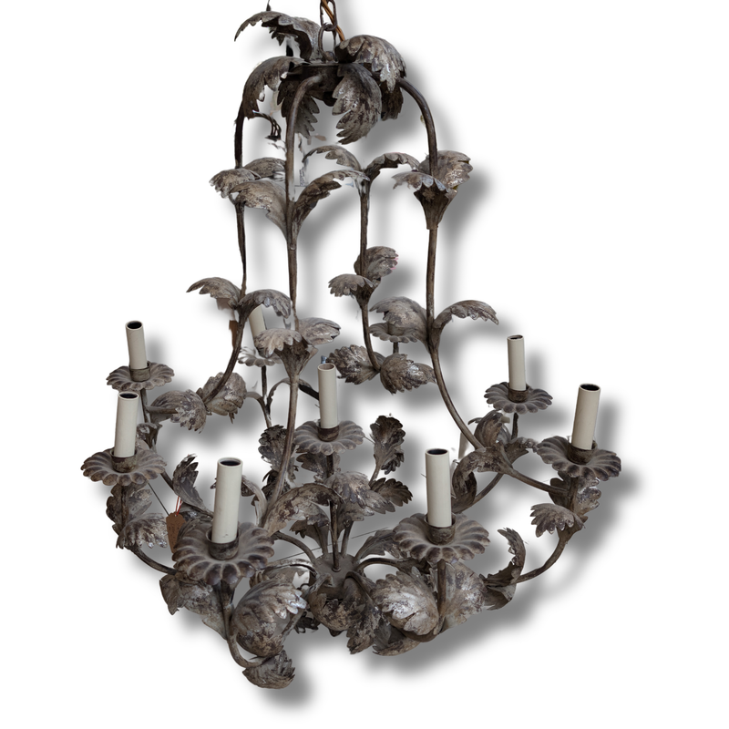 Compiegne Leaf 9-Light Chandelier by Vaughan