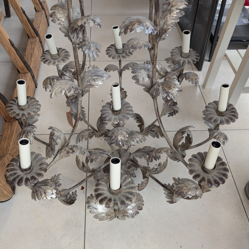 Compiegne Leaf 9-Light Chandelier by Vaughan