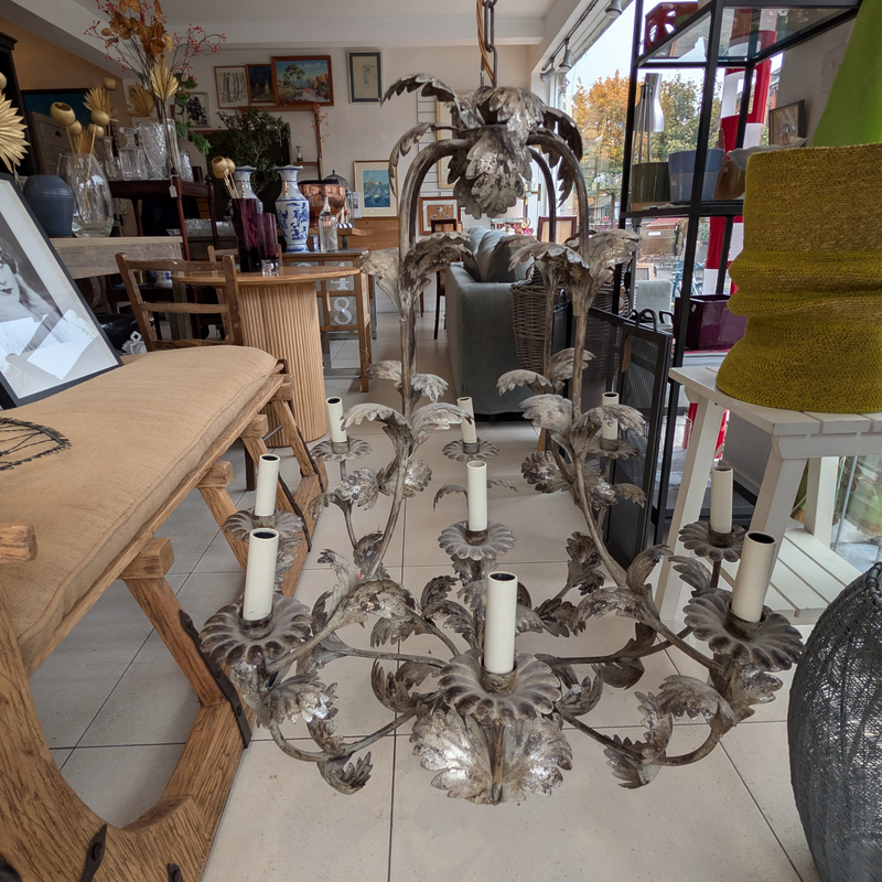 Compiegne Leaf 9-Light Chandelier by Vaughan
