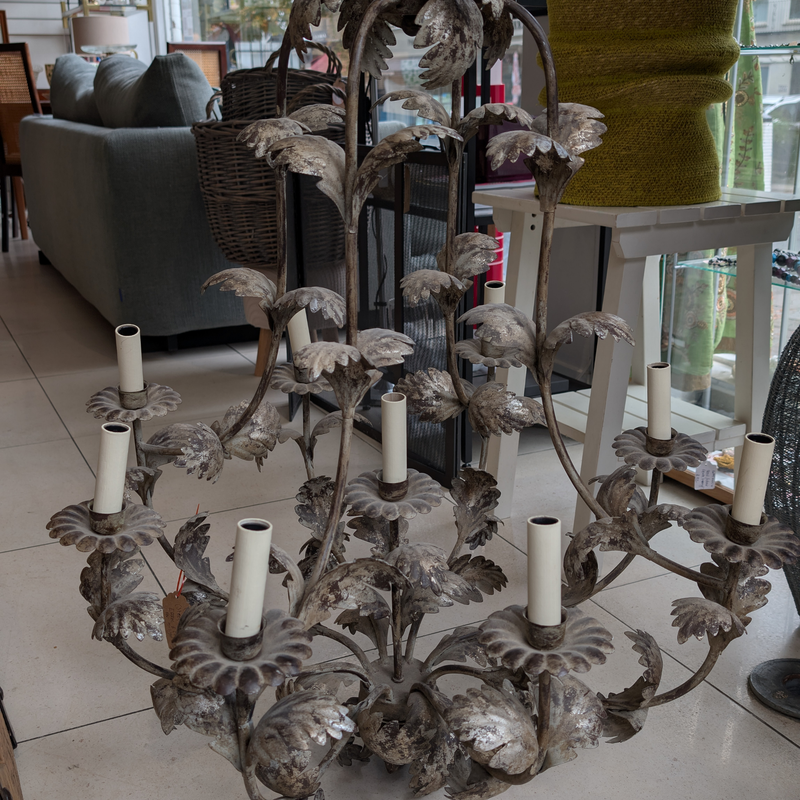 Compiegne Leaf 9-Light Chandelier by Vaughan