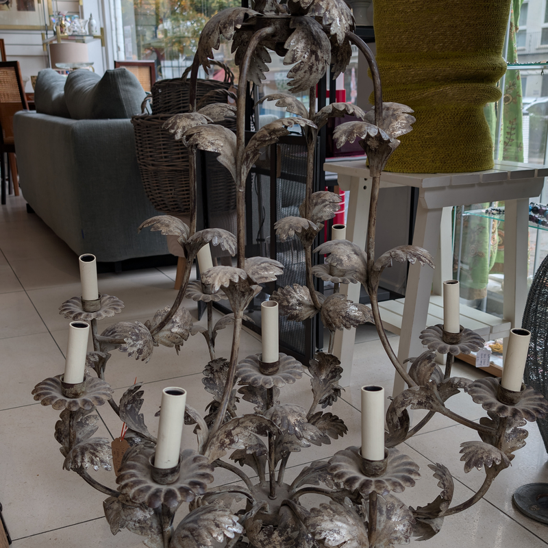 Compiegne Leaf 9-Light Chandelier by Vaughan