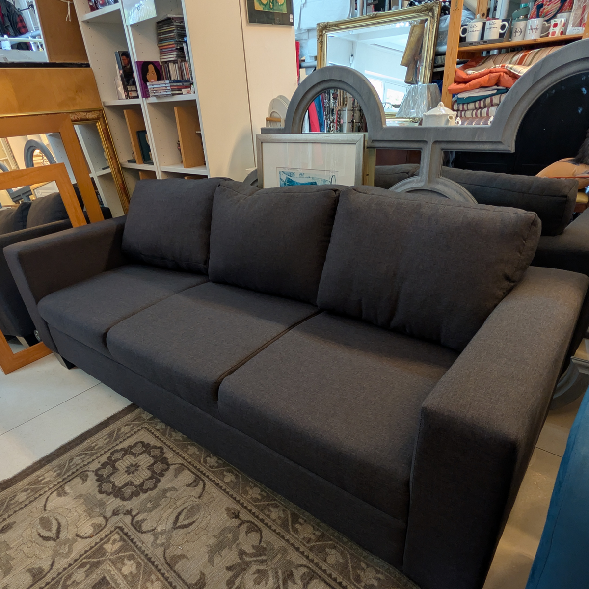 Argos Contemporary 3-Seater Fabric Sofa