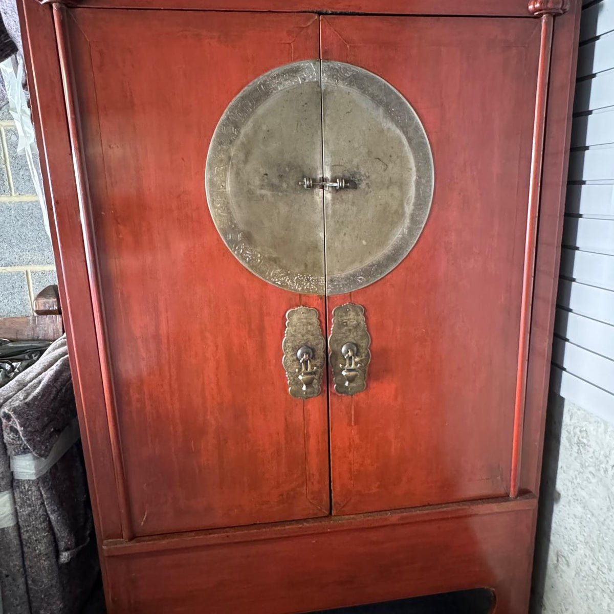 Late 19th-Century Chinese Ningbo Fir Cabinet