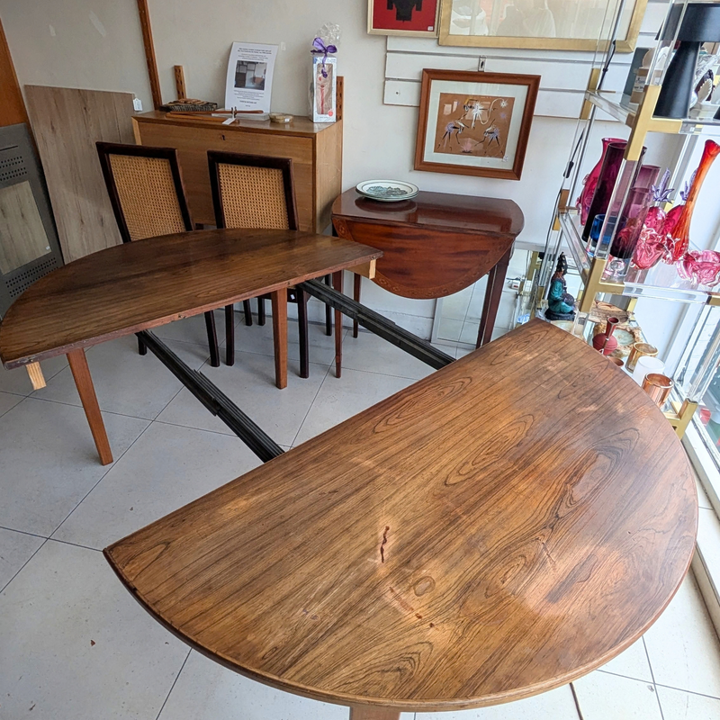 Mid-Century Scandinavian Extendable Dining Table
