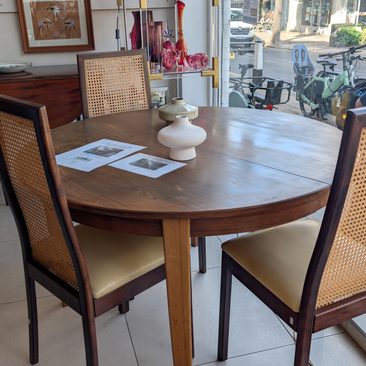 Mid-Century Scandinavian Extendable Dining Table