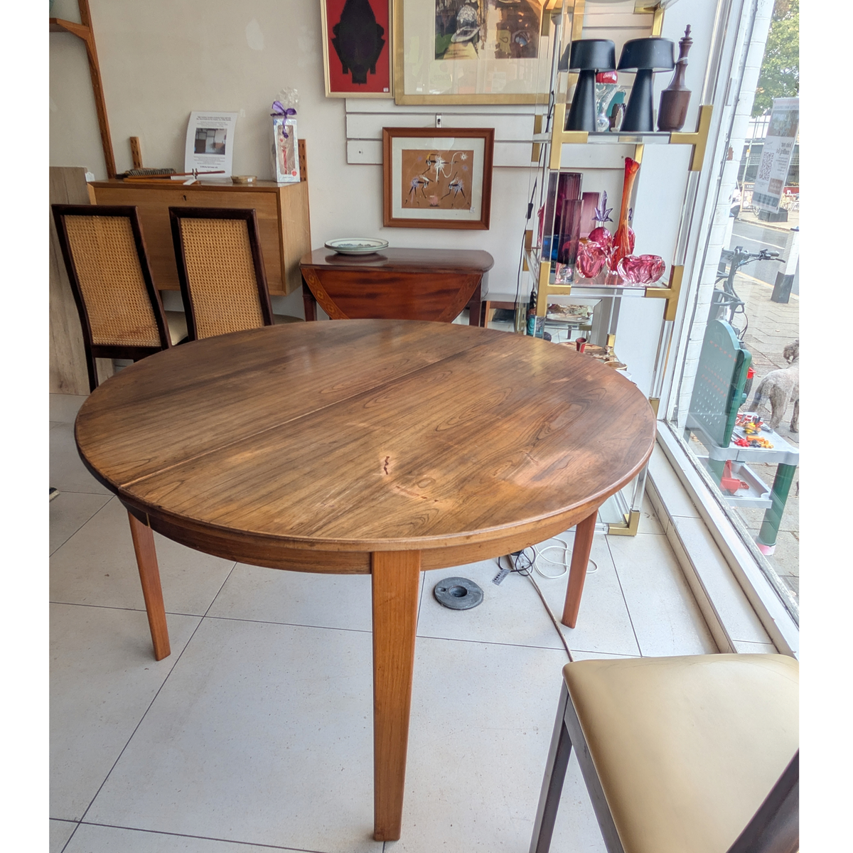 Mid-Century Scandinavian Extendable Dining Table