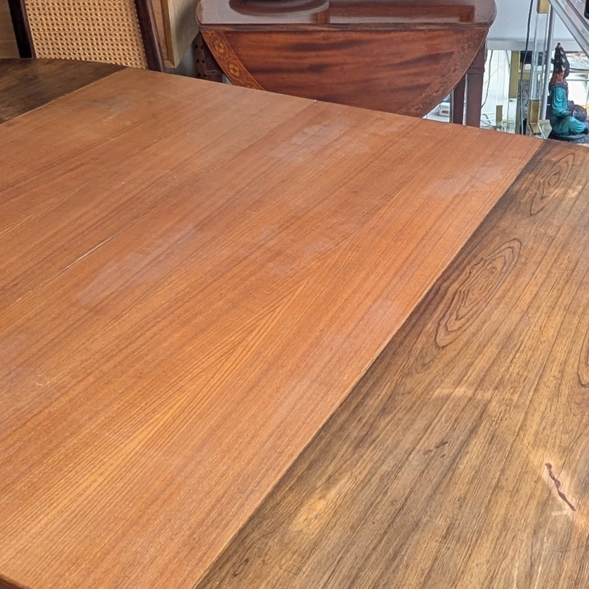Mid-Century Scandinavian Extendable Dining Table