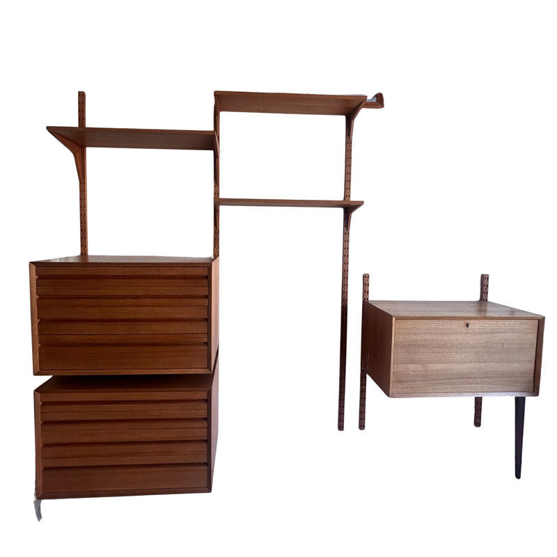 Poul Cadovius for Cado Mid-Century Teak Wall System – c.1950s