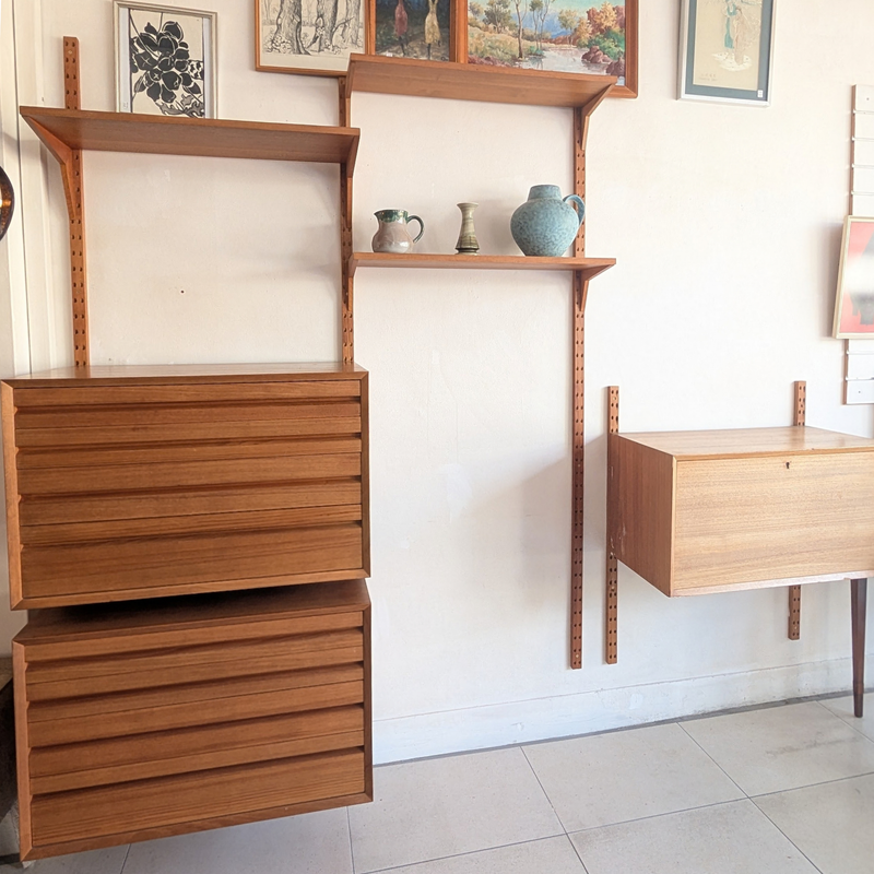 Poul Cadovius for Cado Mid-Century Teak Wall System – c.1950s