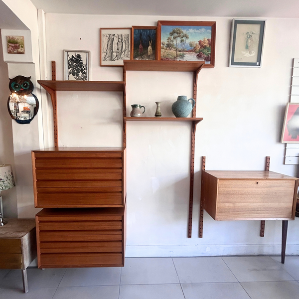 Poul Cadovius for Cado Mid-Century Teak Wall System – c.1950s