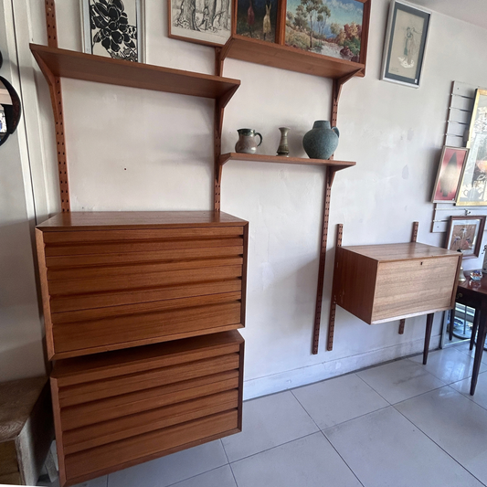 Poul Cadovius for Cado Mid-Century Teak Wall System – c.1950s