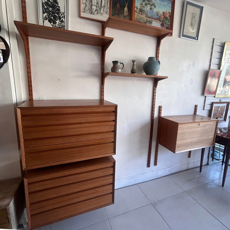 Poul Cadovius for Cado Mid-Century Teak Wall System – c.1950s