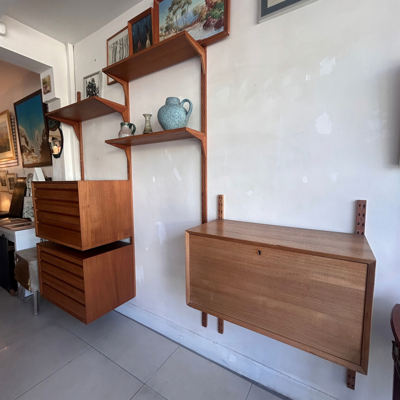 Poul Cadovius for Cado Mid-Century Teak Wall System – c.1950s