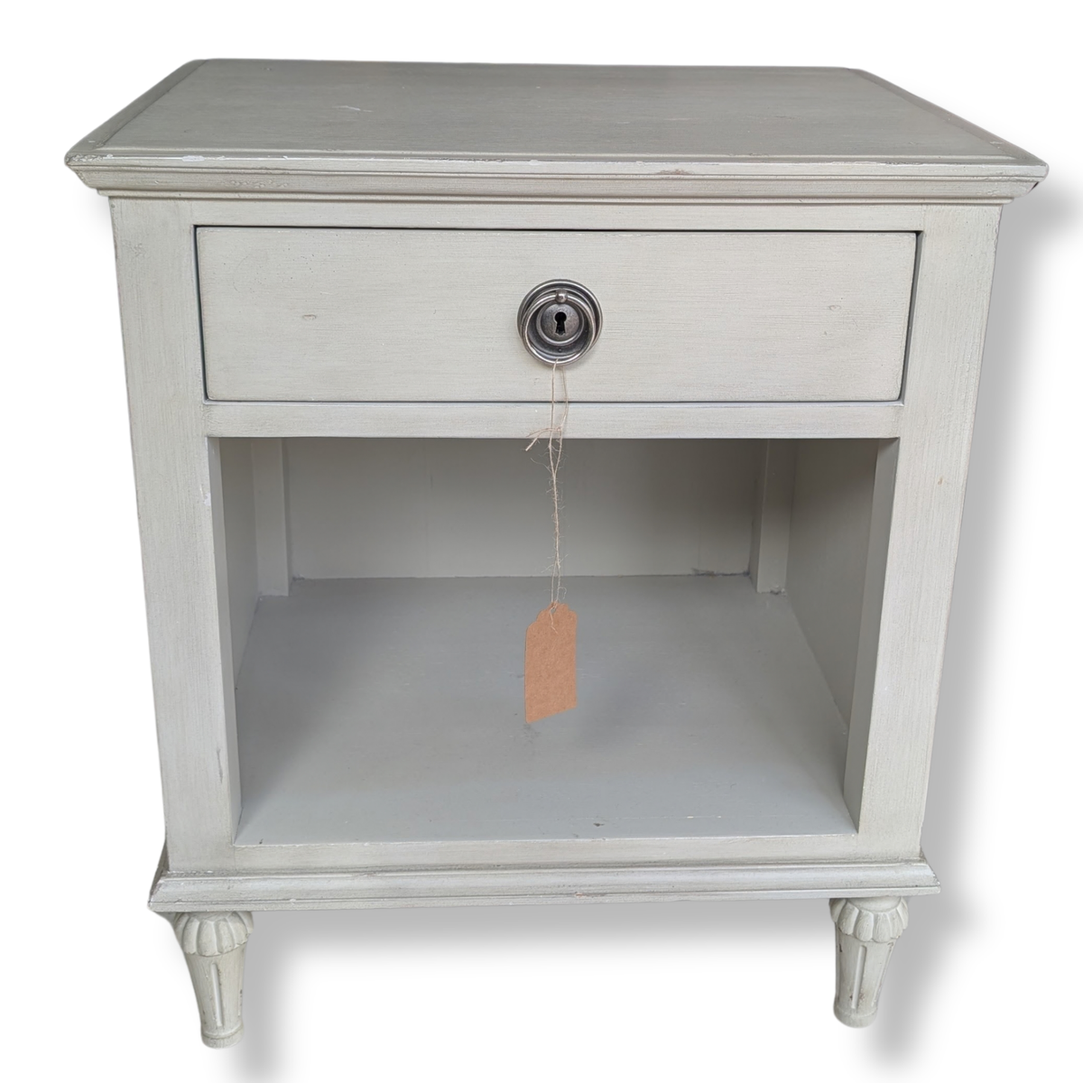 Restoration Hardware Maison Open Bedside Table – Antiqued White