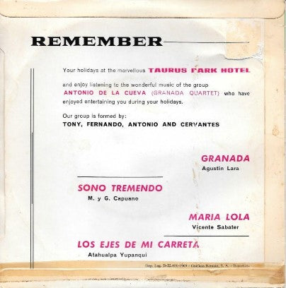 Sun and Music at Taurus Park  Single Record