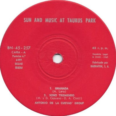 Sun and Music at Taurus Park  Single Record