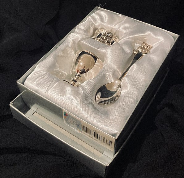 Juliana Collection Silver Plated Christening Set