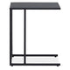 Asymmetrical Black Metal Side-Table