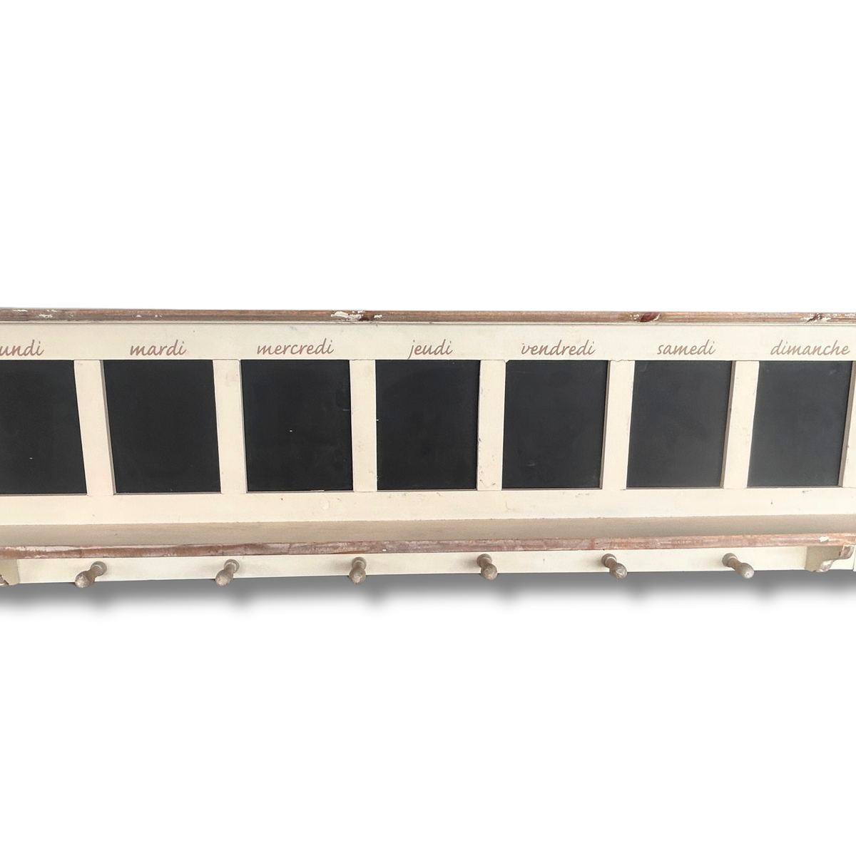 French Days of the Week Wall Organiser with Hooks