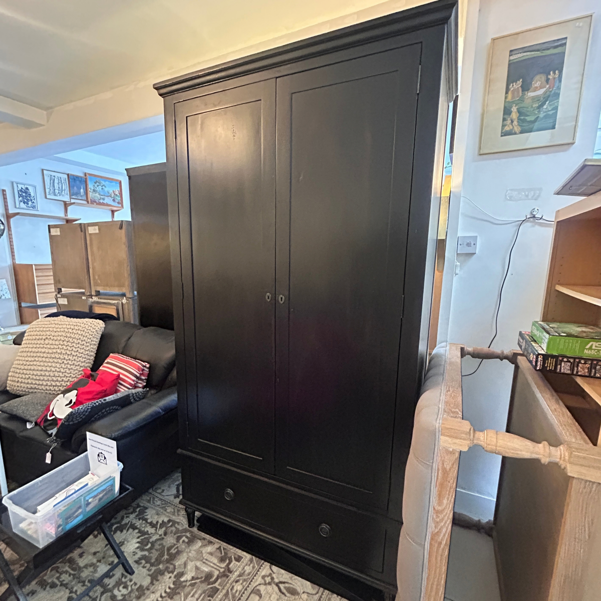 Restoration Hardware Dark Wash Maison Armoire