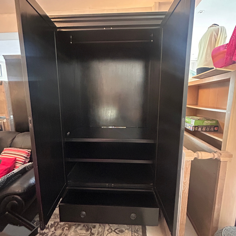 Restoration Hardware Dark Wash Maison Armoire