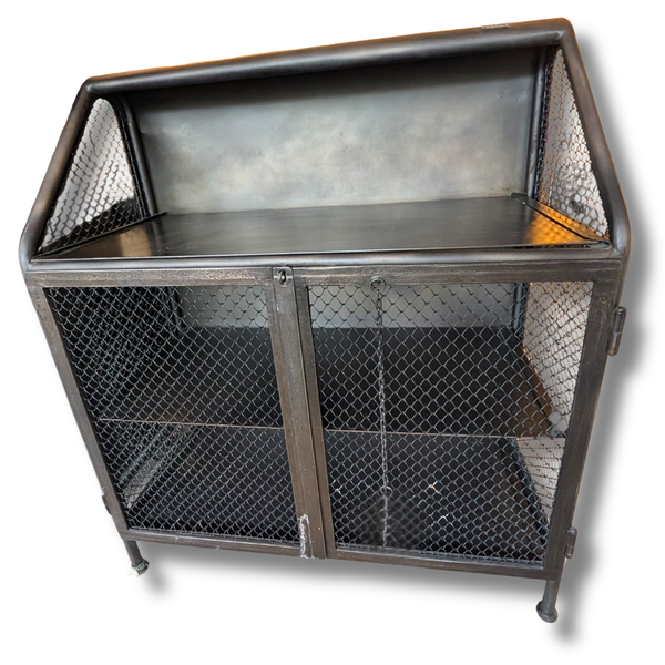 Restoration Hardware French Factory Drinks Cabinet