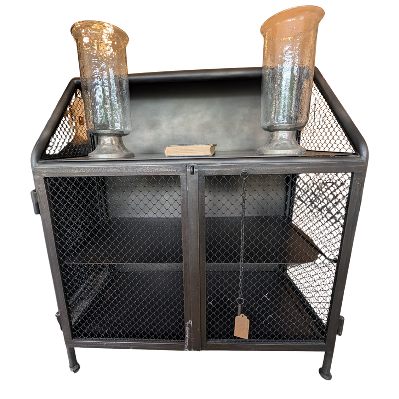 Restoration Hardware French Factory Drinks Cabinet