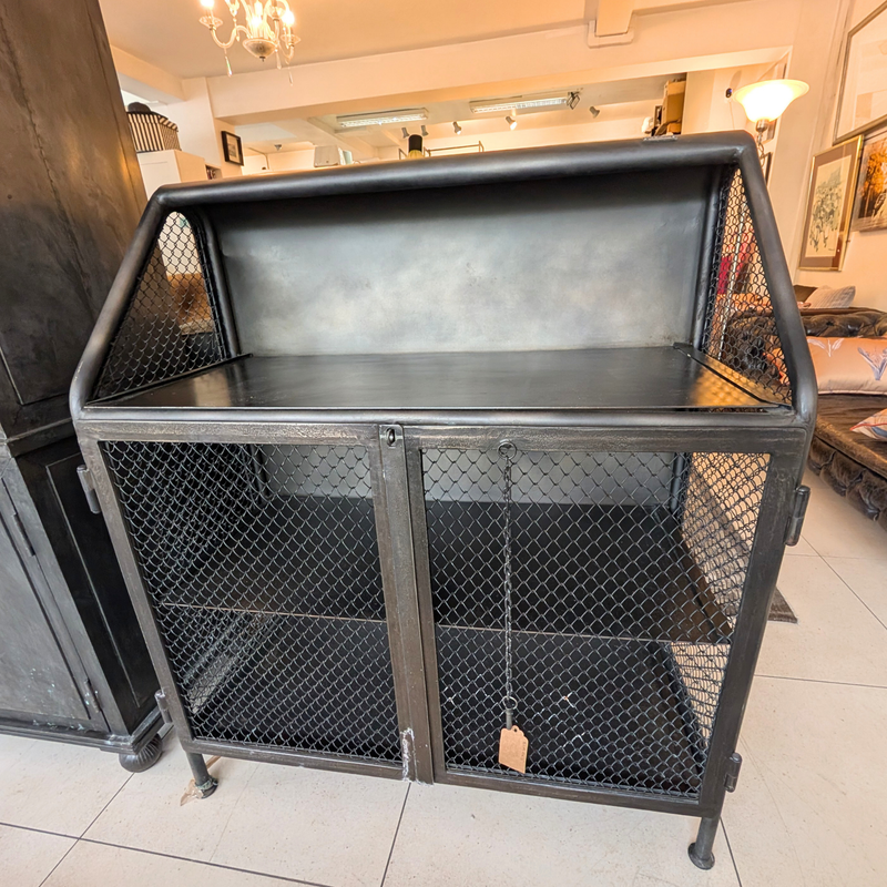 Restoration Hardware French Factory Drinks Cabinet