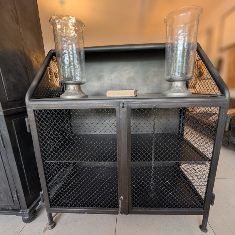 Restoration Hardware French Factory Drinks Cabinet