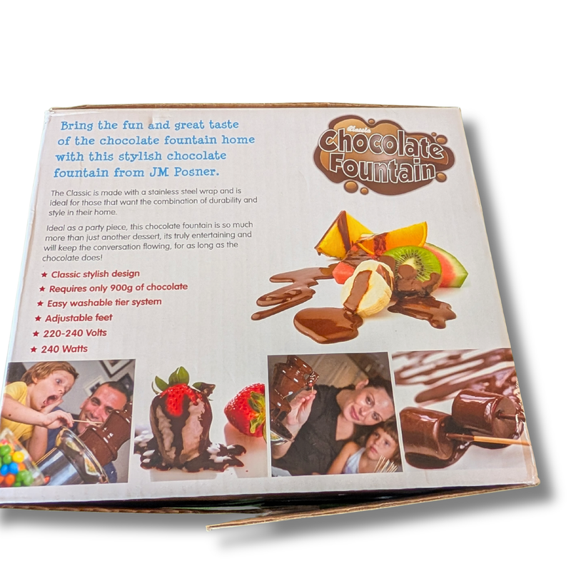 JM Posner Classic Chocolate Fountain – Boxed Entertaining Appliance