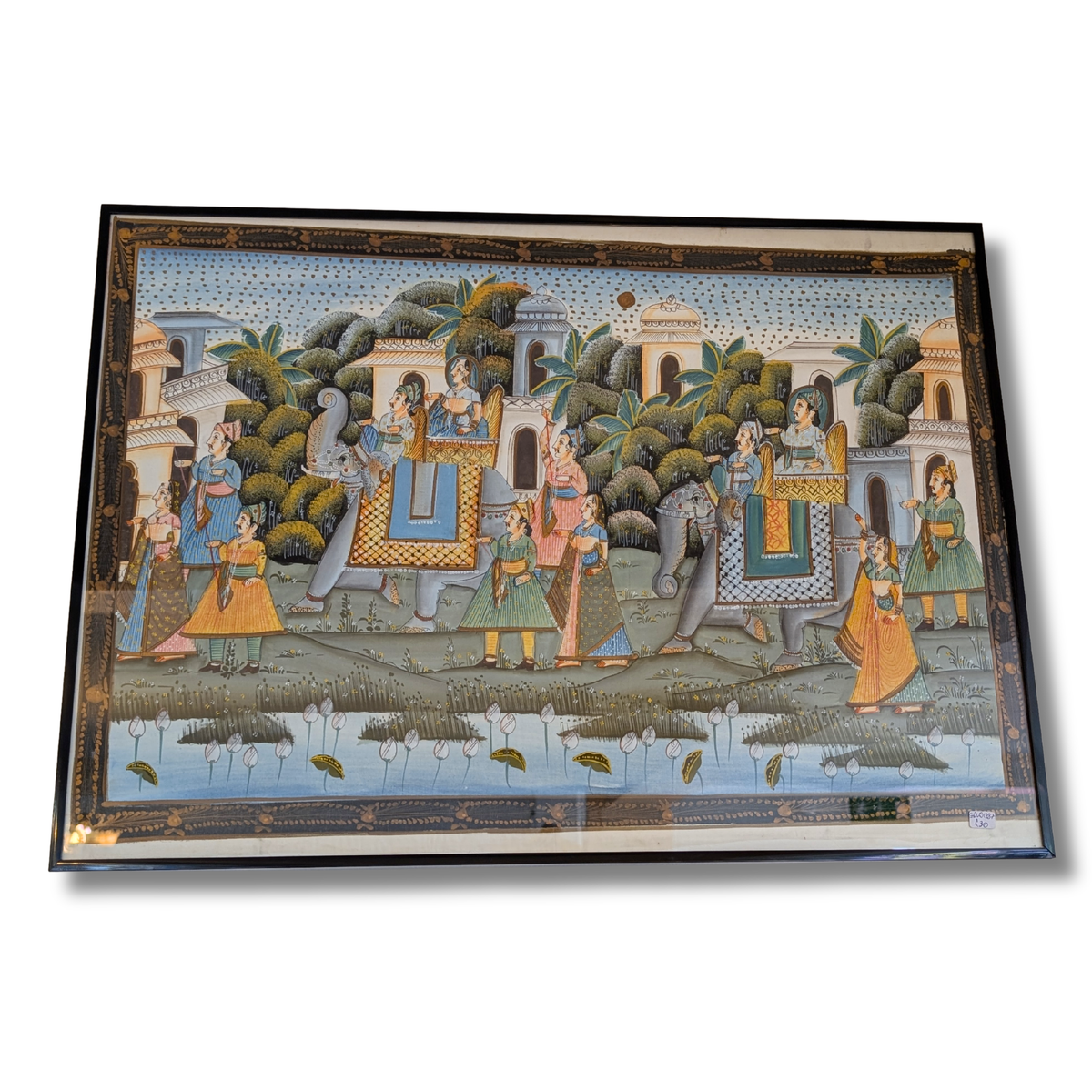 Indian Moghul Framed Painting / Decorative Wall Art