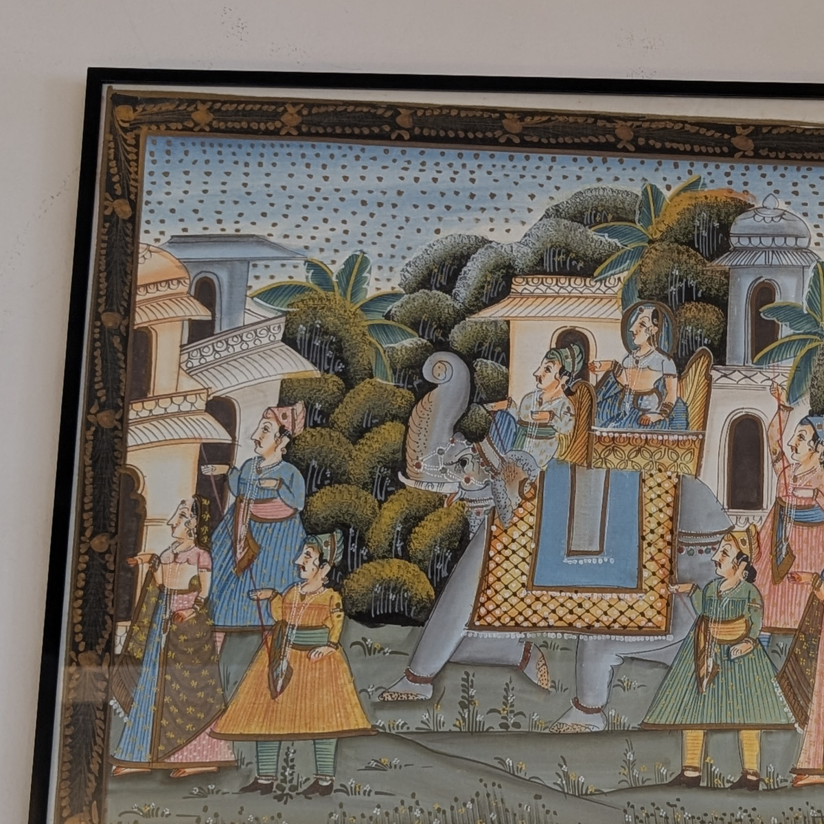 Indian Moghul Framed Painting / Decorative Wall Art