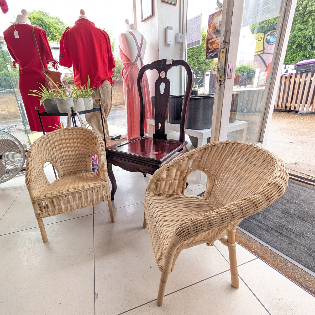 Children's Rattan Chairs (Pair Available)