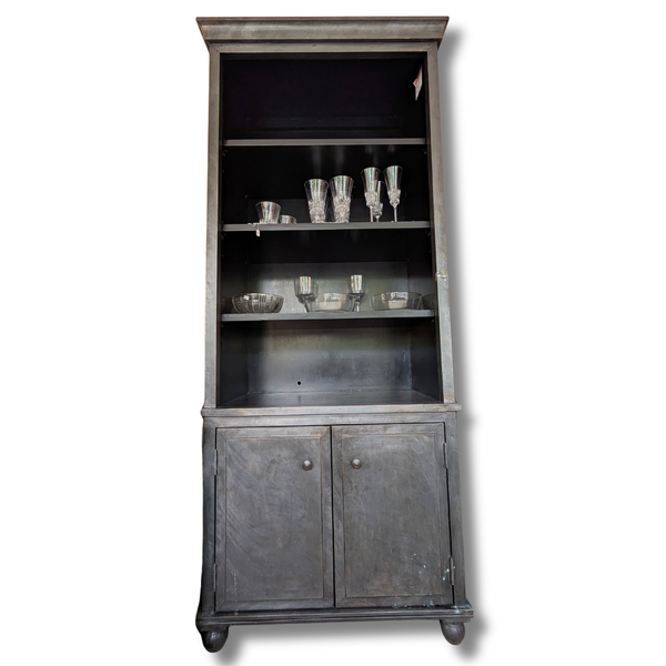 Restoration Hardware Zinc Display Cabinet