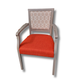 Contemporary Upholstered Accent / Occasional Chair – Burnt Orange & Patterned Back. Stock 20