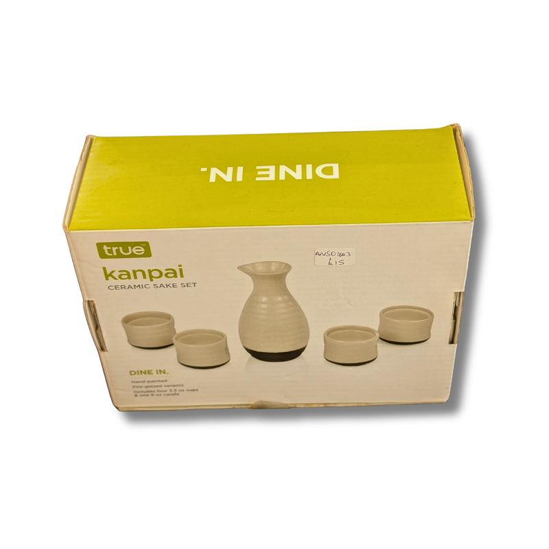 True Kanpai Ceramic Sake Set – 5 Piece