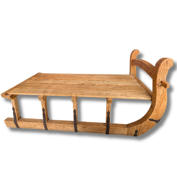 Restoration Hardware Elm Delight Solid Elm Bench with Cushion