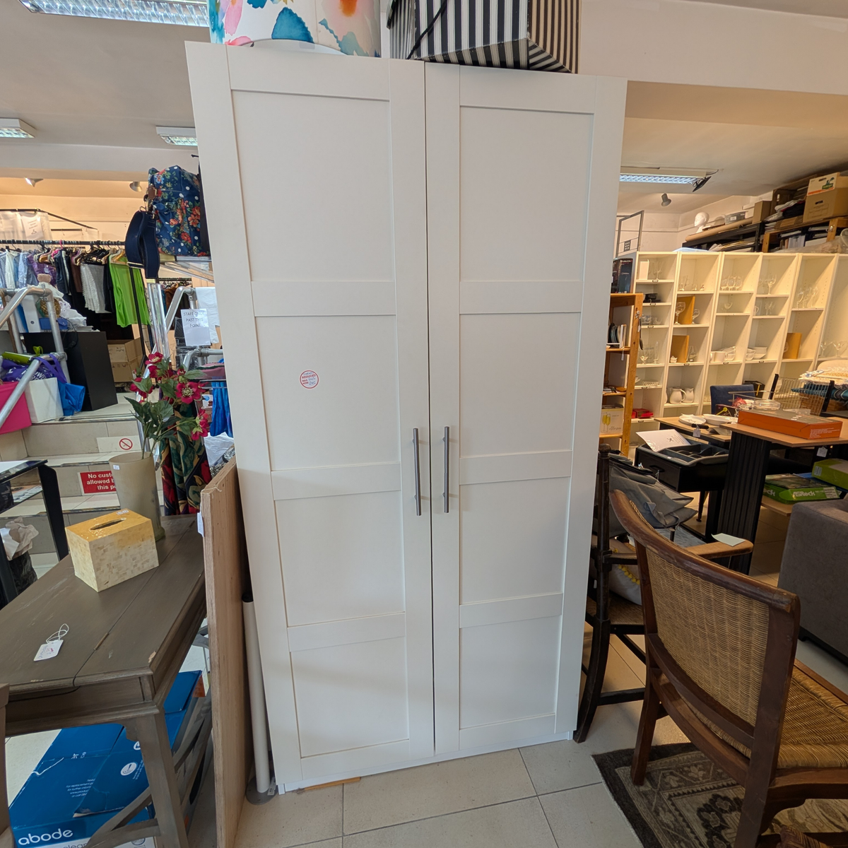 White 2 Door Cupboard by IKEA