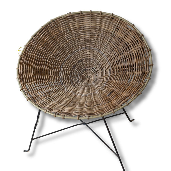 Wicker Papasan chair by Graham and Green