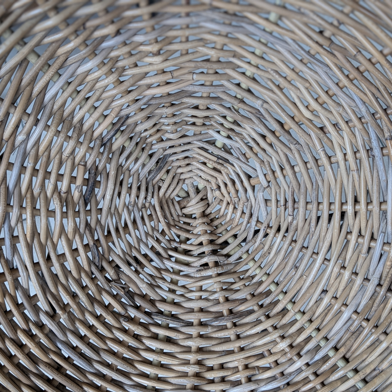 Wicker Papasan chair by Graham and Green